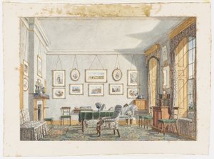 La stanza di George James Drummond a Oxford, 1853
