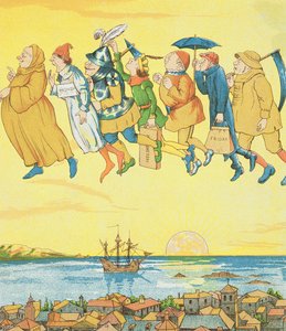 I giorni della settimana, illustrazione da Rumpelstiltskin da George R. Halkett