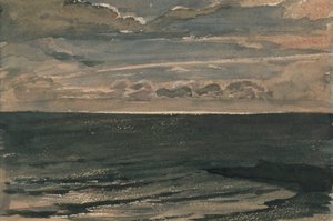 Chiaro di luna sul mare, Broadstairs da George Richmond