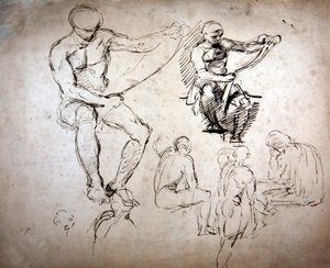 Maschi nudi - studi per gli Antichi