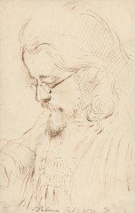 Ritratto di Samuel Palmer, testa e spalle da George Richmond
