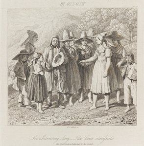 Storia Interessante, St. Gilgin, c.1821 da George Robert Lewis