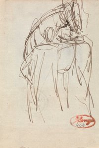 Un uomo con un cavallo, forse Ward Thomas da George Romney