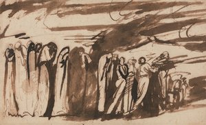 Una processione dei dannati: studio sull’“Inferno” di Dante da George Romney