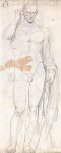 Classical Male Nude da George Romney
