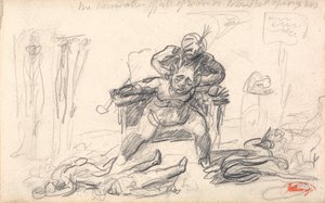 Il sovrano demoniaco e i sudditi: "I miserabili effetti della guerra su John Bull...". da George Romney