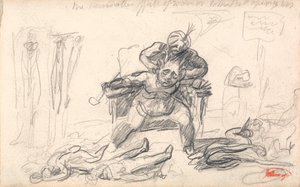 Il sovrano demoniaco e i suoi sudditi: «Gli effetti devastanti della guerra su John Bull...» da George Romney