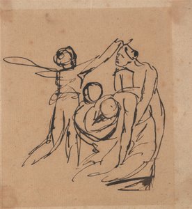 Gruppo in lutto da George Romney