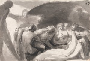 Howard in visita a un carcere da George Romney