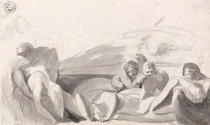 Howard in visita a un carcere da George Romney