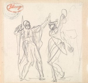 Iefta e sua figlia da George Romney