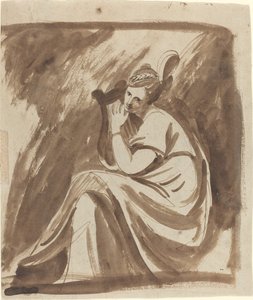 Lady Hamilton che suona una lira da George Romney