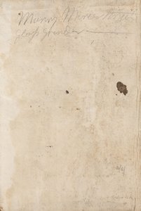 Note sul manoscritto da George Romney