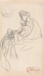 Mamma e bambini da George Romney