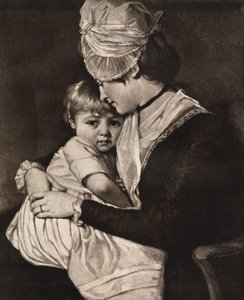 Signora Carwardine e Bambino, c1775, 1912