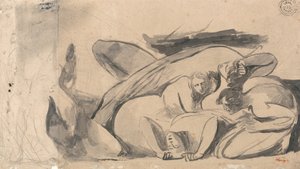 Prison Scene da George Romney