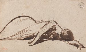 Prostrate Woman da George Romney