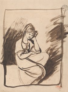 Schizzo per il Ritratto di signora