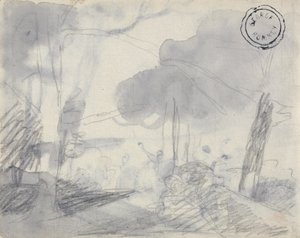 Schizzo di alberi