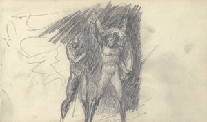 Disegno del taccuino da George Romney