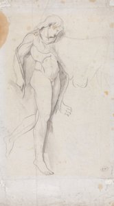 Nudo maschile in piedi da George Romney