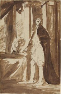 Studio per il ritratto di un uomo da George Romney