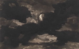 Studio di un Cielo Nuvoloso al Chiaro di Luna da George Romney