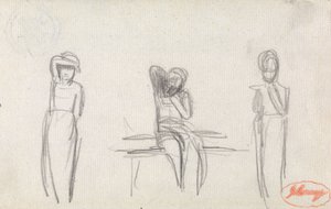 Tre studi di una ragazzina da George Romney