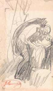 Soggetto non identificato: Un uomo con un bambino da George Romney