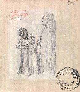 Una donna e due bambini da George Romney