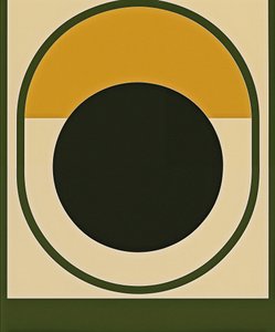 Inversione del sole nero, 2025 (acrilico su tela) da George Rosaly