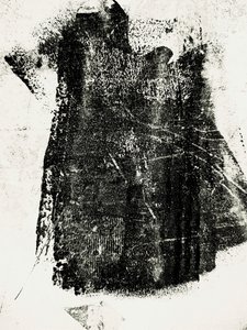 Impronta eterea, 2024 (acrilico su tela) da George Rosaly