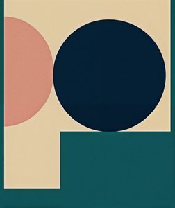 Armonia frammentata, 2025 (acrilico su tela) da George Rosaly