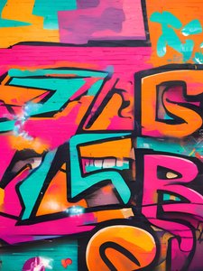 Sinfonia al neon, XXI secolo (pittura) da George Rosaly