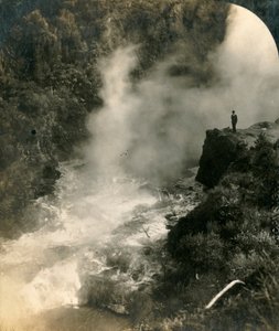 Calderone di Champagne, Wairakei, Nuova Zelanda, c1909