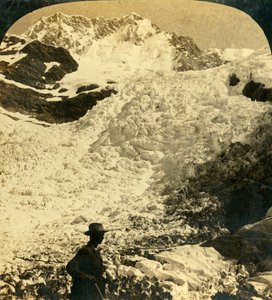 Le cascate di ghiaccio Hochstetter, Nuova Zelanda da George Rose