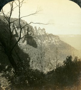 I bacini di Katoomba e Jamieson, Montagne Blu, Nuovo Galles del Sud, Australia, 1908