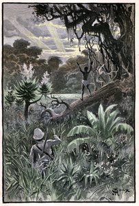 Illustrazione di George Roux per il libro di Jules Verne 