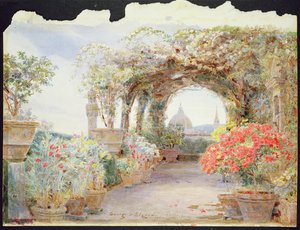 Giardino con Vista sul Duomo, Firenze da George Samuel Elgood