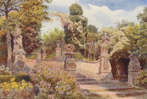 Giardini Italiani: Una Scalinata, Villa Arson da George Samuel Elgood