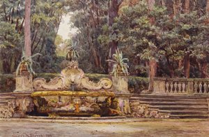 Giardini italiani: Nel Bosco, Villa Corsini da George Samuel Elgood