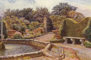Giardini Italiani: La Fontana, Villa di Caniparola da George Samuel Elgood