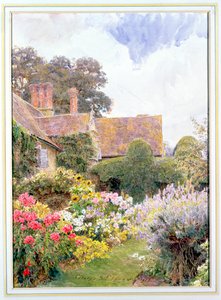 I giardini della Manor House, Cleeve Prior, Worcestershire da George Samuel Elgood