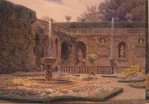 Il giardino di Villa Cigogna Mozzoni da George Samuel Elgood