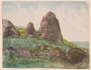 Paesaggio con rocce da George Sand
