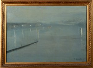 Dordrecht, Paesi Bassi, di notte da George Sauter