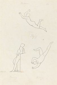 Inclinarsi, volare e cadere da George Scharf after John Flaxman