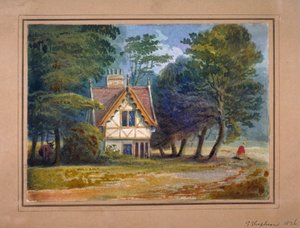 Vista del lodge a Hyde Park, Londra da George Shepheard