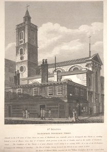 St. Dionis, Backchurch, Fenchurch Street, incisa da William Wise da George Shepherd
