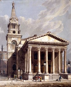 San Giorgio, Bloomsbury, Holborn, Londra, 1811 da George Shepherd